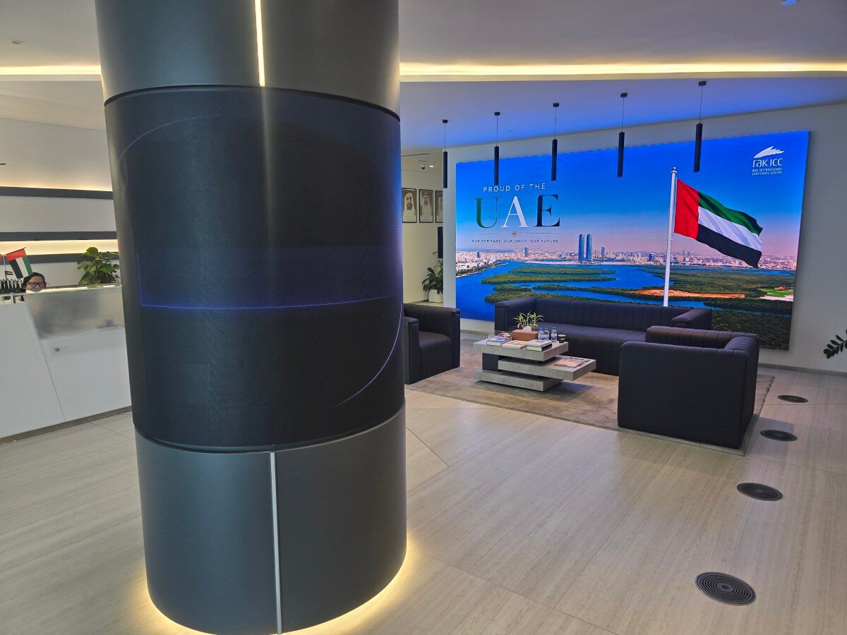 Reception at RAK ICC in Ras Al Khaimah.